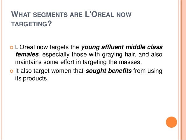 L oreal target L oreal target
